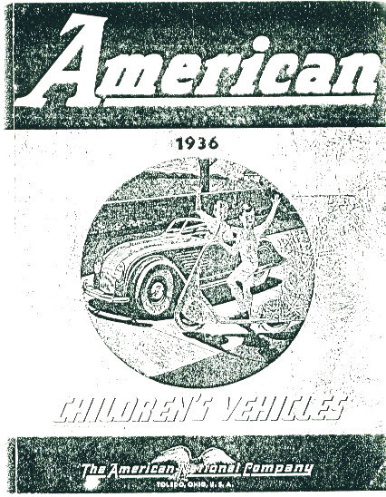 American National pedal car catalog