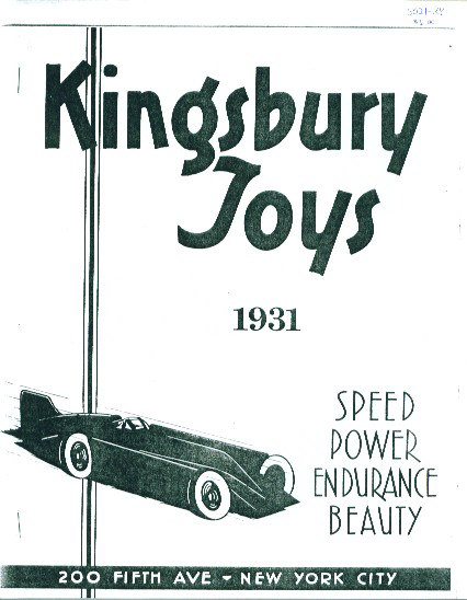 Kingsbury toys 1931