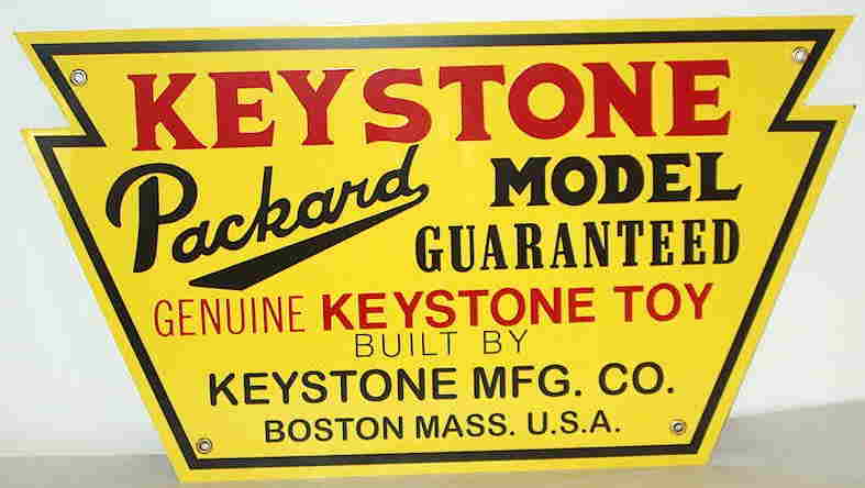 Keystone tin sign