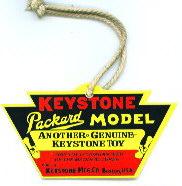 Keystone hang tag