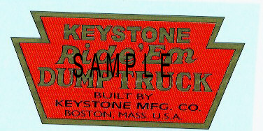 Lg Keystone ride'em dump